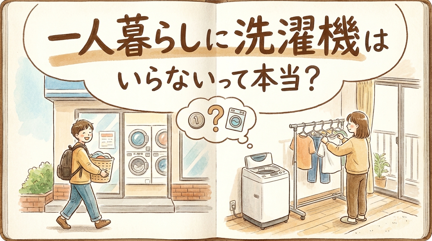 一人暮らしに洗濯機はいらないって本当？