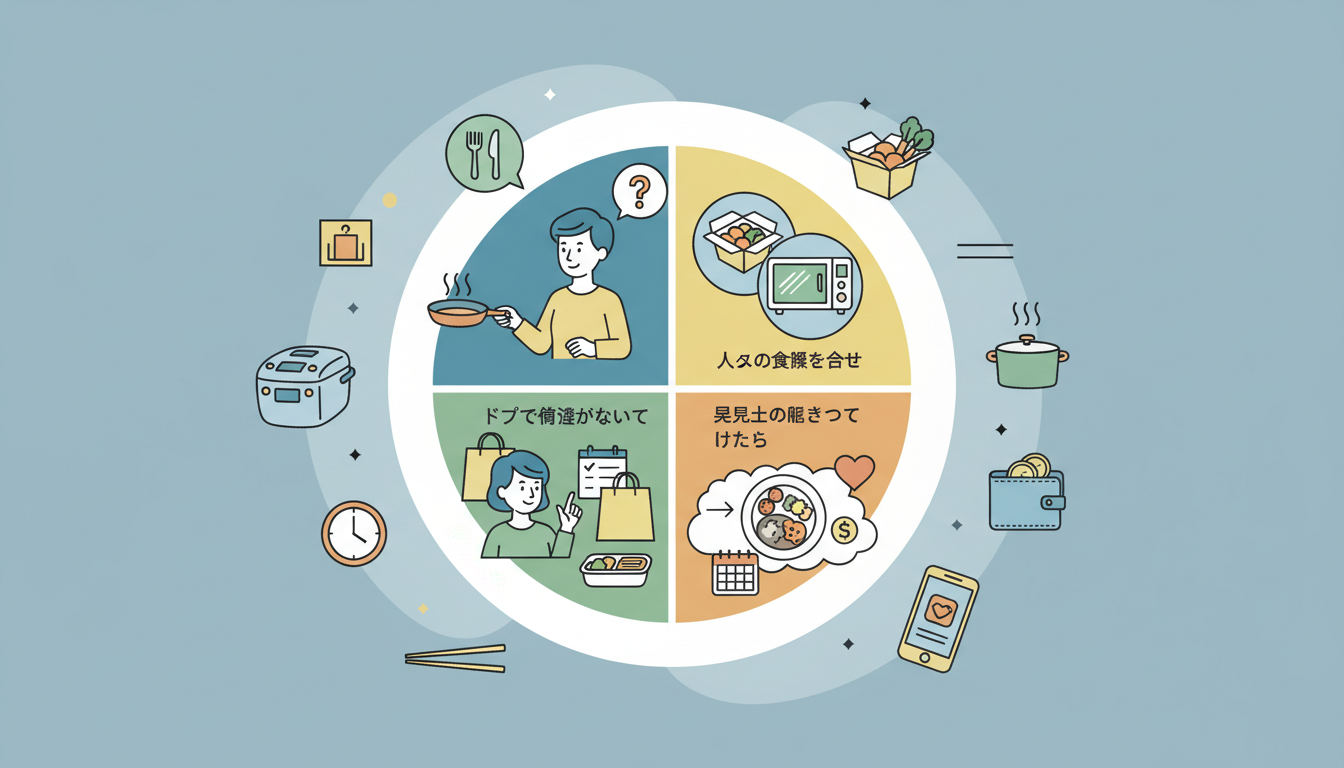 現代の一人暮らしが「ご飯どうしてる？」と悩んでしまう本当の理由