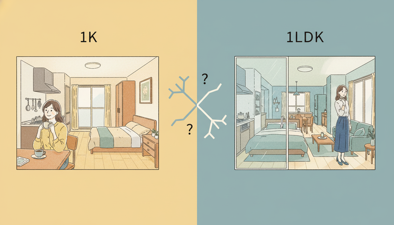 30代社会人の一人暮らしは「1K」か「1LDK」かの二極化が正解?